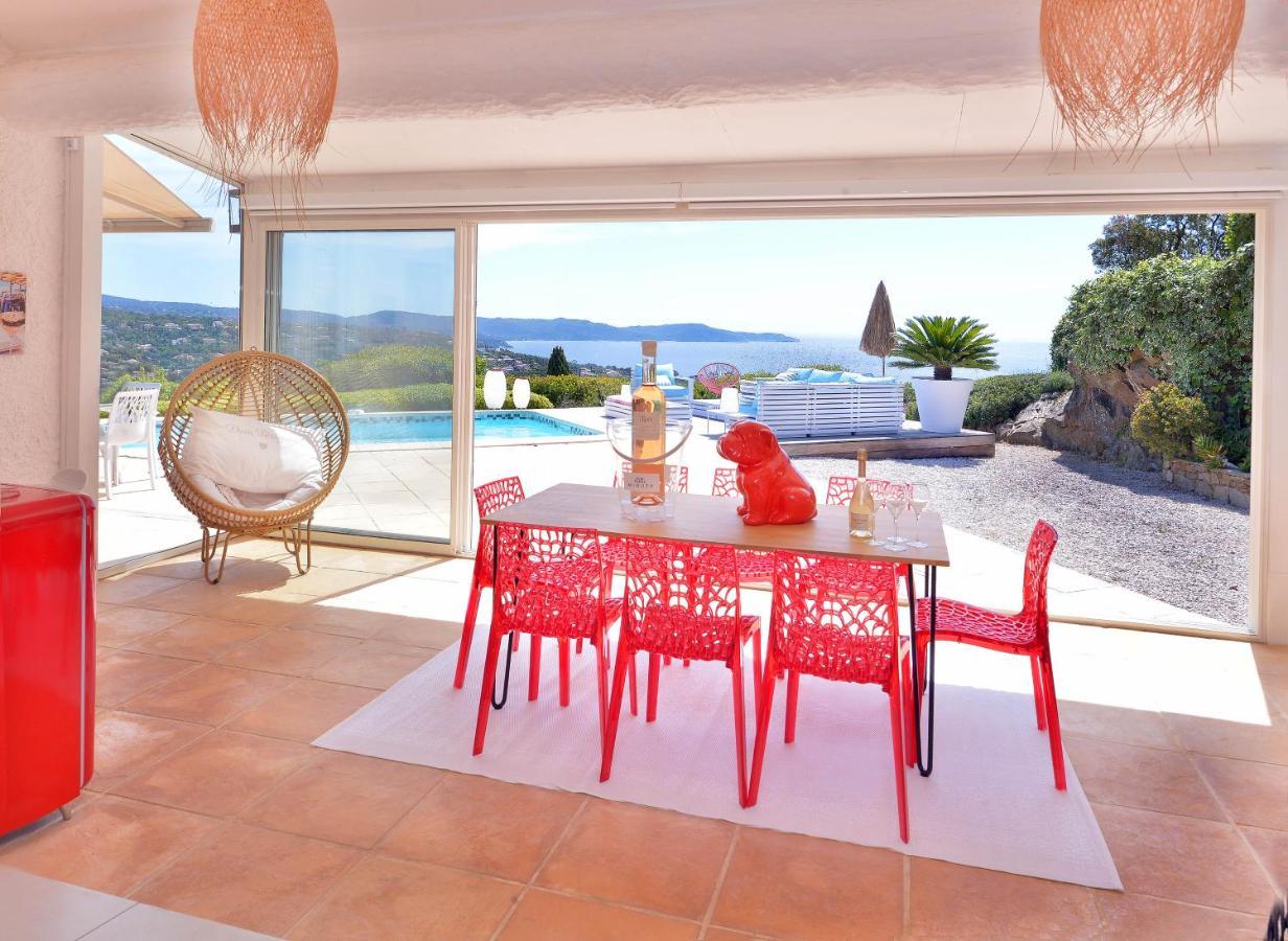 VILLA JUCANOS - Vue mer panoramique Golfe de St-Tropez Cavalaire-sur-Mer Extérieur photo