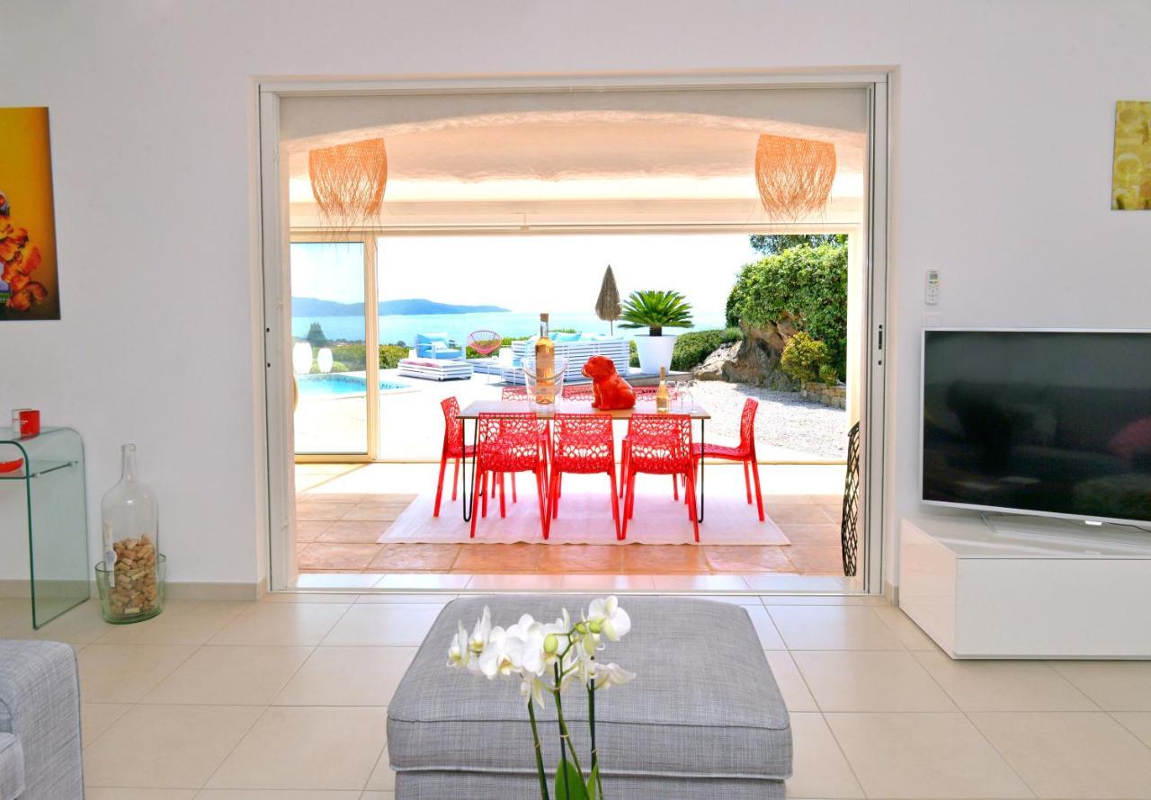 VILLA JUCANOS - Vue mer panoramique Golfe de St-Tropez Cavalaire-sur-Mer Extérieur photo